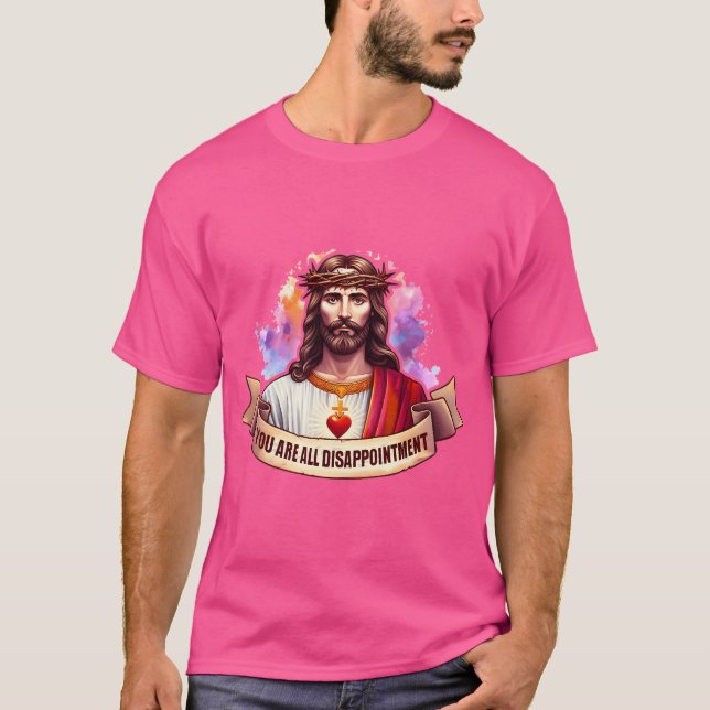 Funny Offensive Jesus T-Shirt (Front)