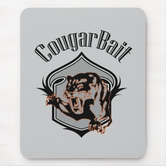 funny offensive novelty humor cougar bait mouse pad (Front)