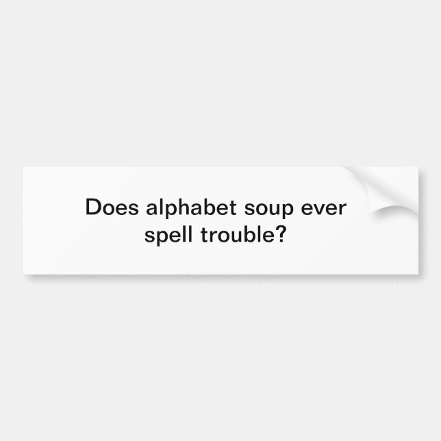 FUNNY OFFENSIVE SILLY HUMOR BUMPER STICKER (Front)