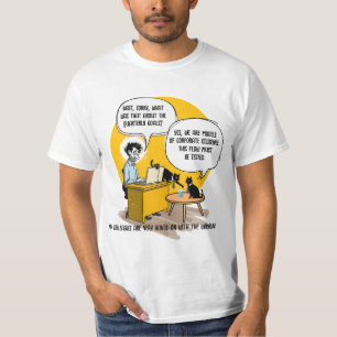 Funny Office Cat Humor Coworker Gift Work Meme T-Shirt
