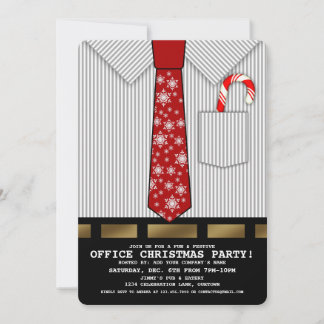 Funny Office Christmas Party Invitation