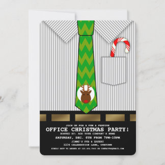 Funny Office Christmas Party Invitations