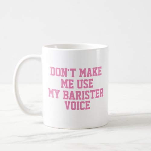 Funny Office Custom Personalize Job Title Barister Coffee Mug