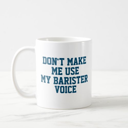 Funny Office Custom Personalize Job Title Barister Coffee Mug