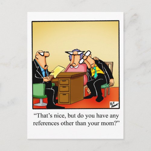 Funny Office Humor Postcard