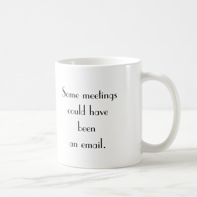 Funny Office Joke mug Elegant Office Humor Mug (Right)