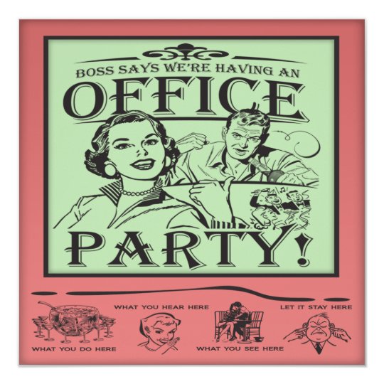 Funny Office Party Invitation | Zazzle.com