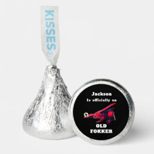 Funny Official Old Fokker Over the Hill Birthday Hershey®'s Kisses®