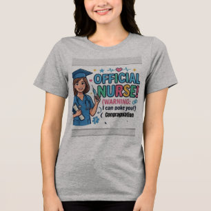 Funny Official RN Class of 2026 Graduation tshirt