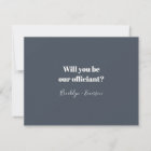 Funny Officiant Proposal Marry Us Invitation