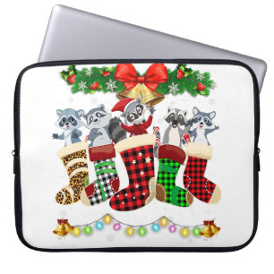 Funny Oh Christmas Bee Xmas Lights Men Women Boys Laptop Sleeve