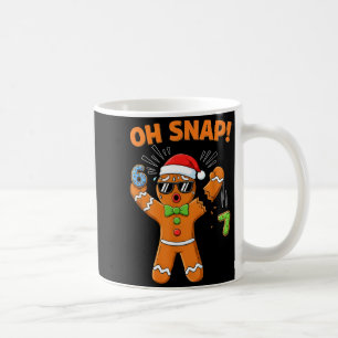 Funny Oh Snap 67 Six Seven Meme Gingerbread Men Wo Coffee Mug
