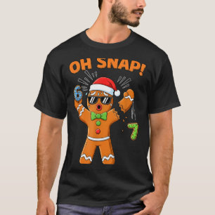 Funny Oh Snap 67 Six Seven Meme Gingerbread Men Wo T-Shirt