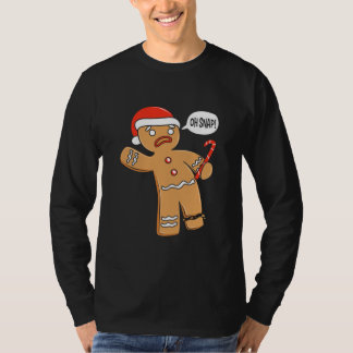 Funny Oh Snap Gingerbread Man T-Shirt