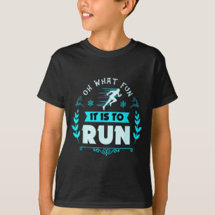 Funny Oh What Fun It Is To Run Cross Country Chris T-Shirt