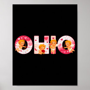 Funny Ohio Cud Midwestern Party O-h-i-o In Valenti Poster