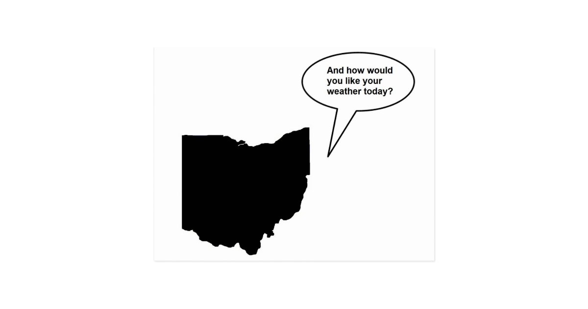 Funny Ohio Postcard 