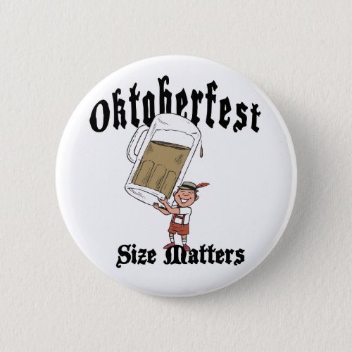 Funny Oktoberfest Drinking Pinback Button