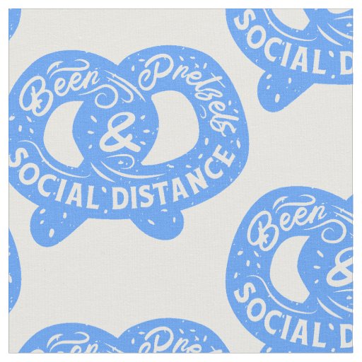 funny oktoberfest pretzel social distancing covid fabric