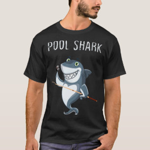 Funny Ol Shark Ol Players Billiard T-Shirt