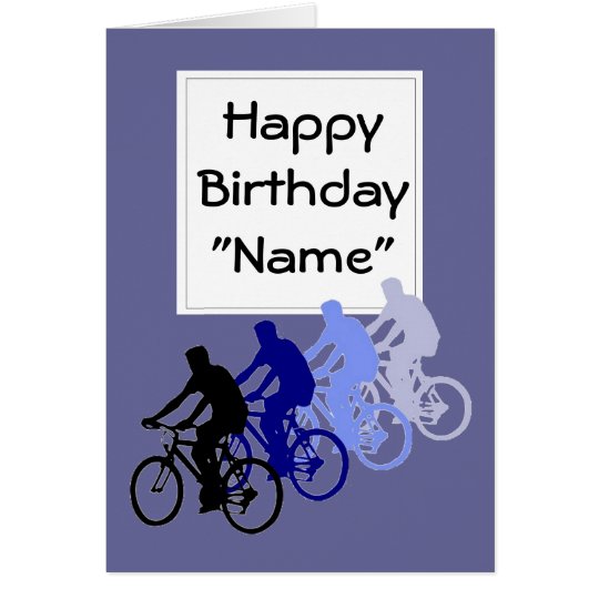Funny Old Age, Birthday, Bike, Cycle, Sport Card