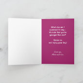 Funny Old Age Birthday Card (Inside)