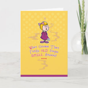Funny Old Age Birthday Card