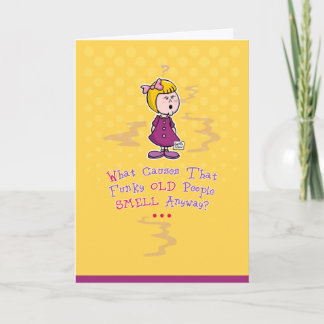 Funny Old Age Birthday Card