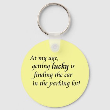 Funny Old Age Humor Unique Keychains Gift Idea by Wise_Crack at Zazzle