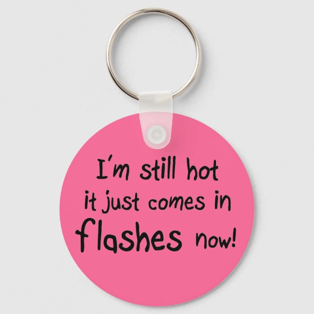Funny old age humor unique keychains gift idea (Front)