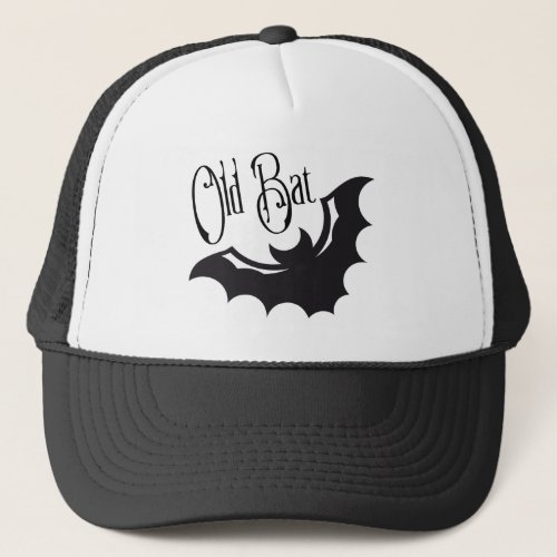 Funny Old Bat Retired Retirement Trucker Hat