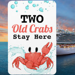 Funny Old Crab Cabin Door Marker Cruise Ship Magnet at Zazzle