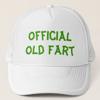 Funny Old Fart Hat Birthday Gag Gift by arthoot at Zazzle