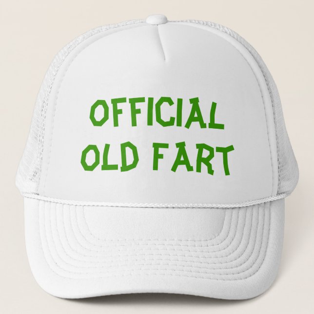 Funny Old Fart Hat Birthday Gag Gift (Front)