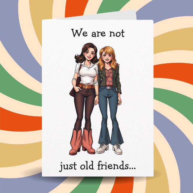 Funny Old Friend Aging Humor Birthday Card (Creator Uploaded)