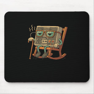 Funny Old Gamer Gaming Retro 80s 90s Video Game Ol Mouse Pad