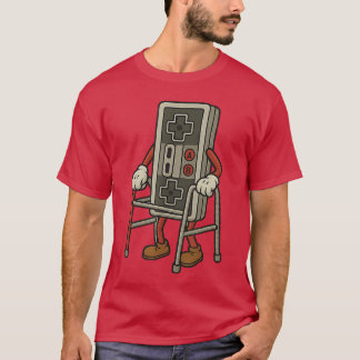 Funny Old Gamer Gaming Retro 80s 90s Video Game Ol T-Shirt