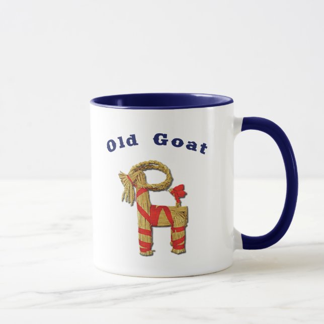 Funny Old Goat Scandinavian Swedish Mug (Right)