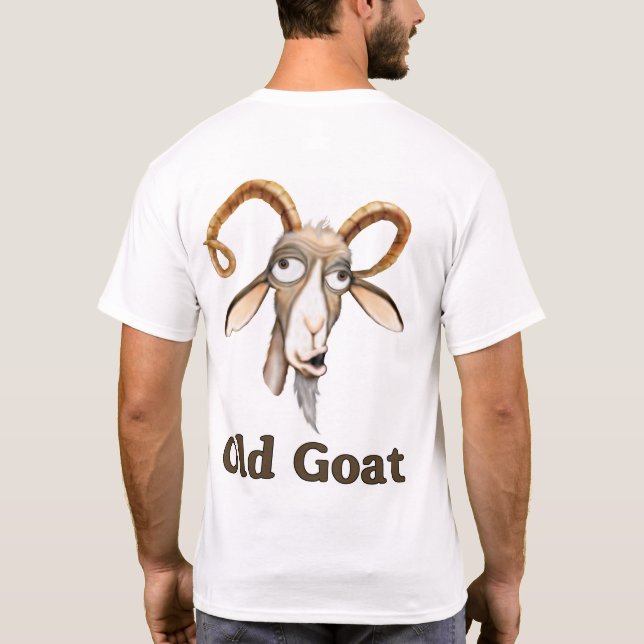 Funny Old Goat T-Shirt (Back)