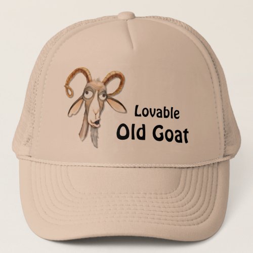 Funny Old Goat Trucker Hat