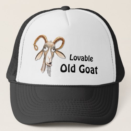 Funny Old Goat Trucker Hat