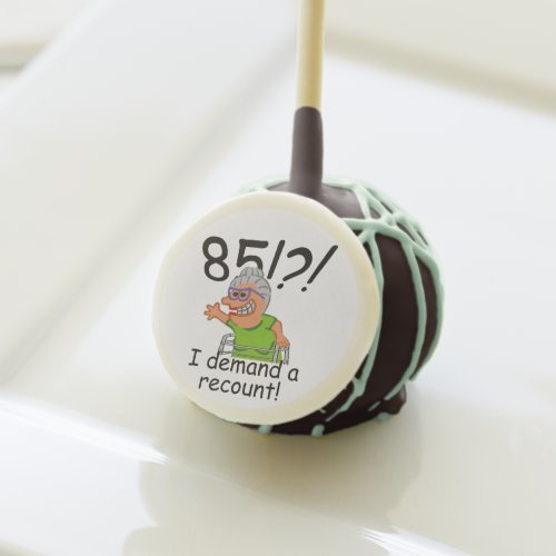 Funny Old Lady Demand Recount 85th Birthday Cake Pops