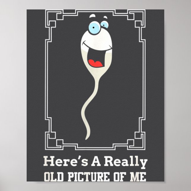 Funny Old Man Birthday Gag For Men Over 60  Poster (Front)