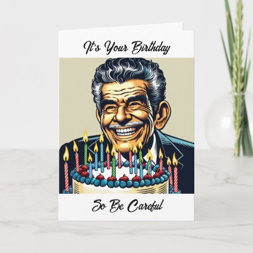 Funny Old Man Birthday Humor Card