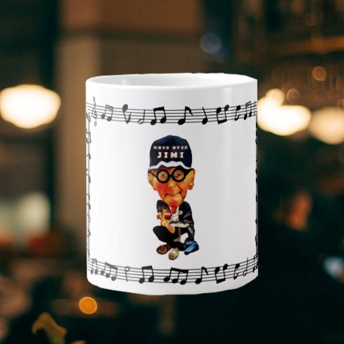 Funny Old Man Guitar Mug