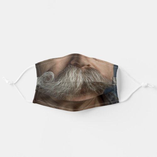 funny old man moustache adult cloth face mask