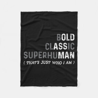 Funny Old Man Saying Gag Dad Father's Day Birthday Fleece Blanket