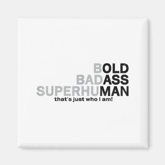 Funny Old Man Saying Gag Dad Grandpa Husband Fathe Magnet (Front)