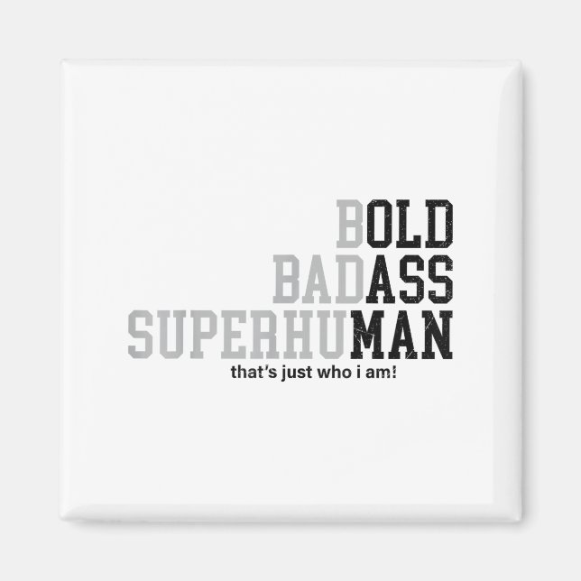 Funny Old Man Saying Gag Dad Grandpa Husband Fathe Magnet (Front)