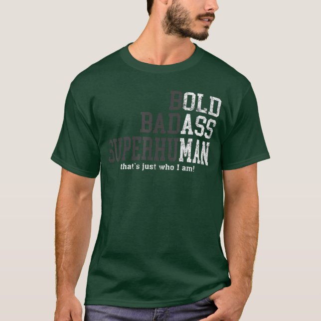 Funny Old Man Saying Gag Gift Birthday for Dad Fat T-Shirt (Front)